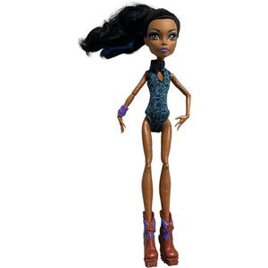 Monster High Doll Robecca Steam Dance Class Leotard Shoes Bracelet 2011 Mattel
